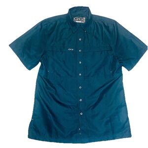 GameGuard Fishing Shirt Mens Md Short Sleeve Vented Performance Outdoor Marine